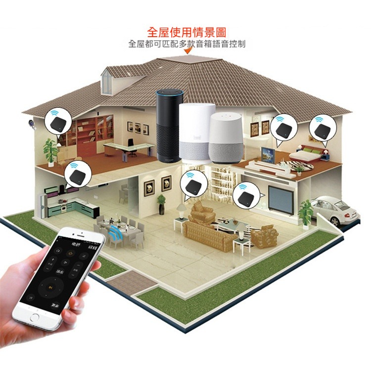 智慧紅外遙控器S06 語音控制 睡眠定時遙控器 手機遠端控制家中電器 遠端控制遙控器 支持天貓精靈控制-細節圖5