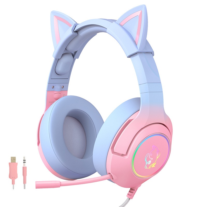 漸變色耳机 3.5mm