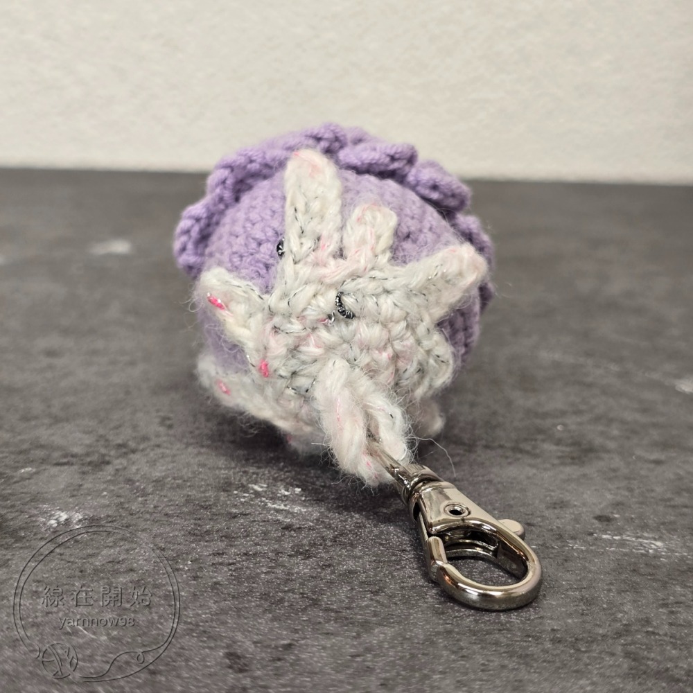 「現貨」鉤織冰淇淋玩偶 8cm 甜筒 針織 手作 吊飾(可客製換色)-細節圖5