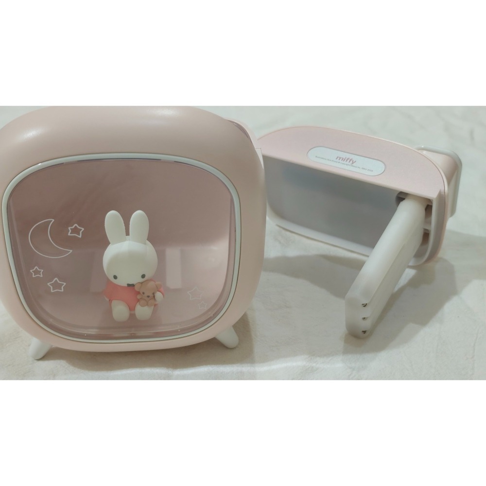 韓國正版Miffy米飛兔加濕器｜500ml雙噴霧LED夜燈 靜音保濕 USB充電 桌面療癒神器-細節圖6