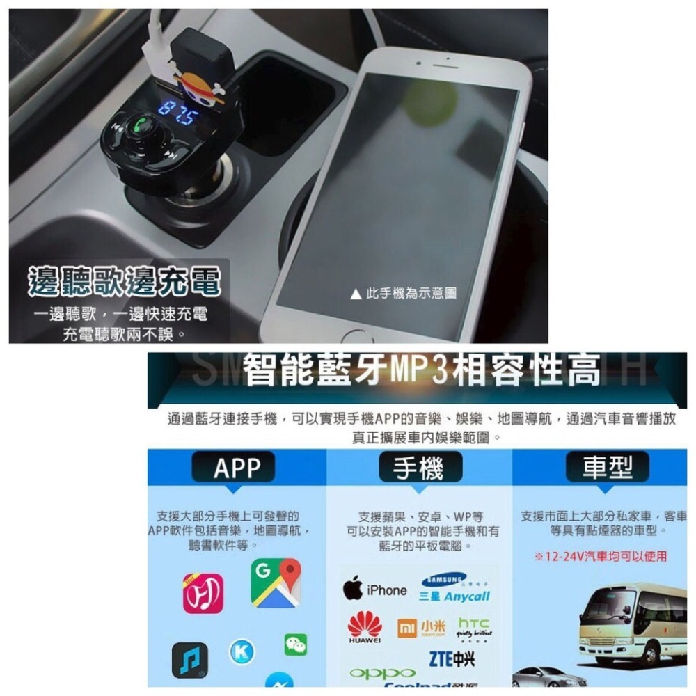 Gmate HD5雙USB車用藍芽 雙USB充電 MP3播放器 藍芽/SD卡/隨身碟播放 3.1A快速充電-細節圖7