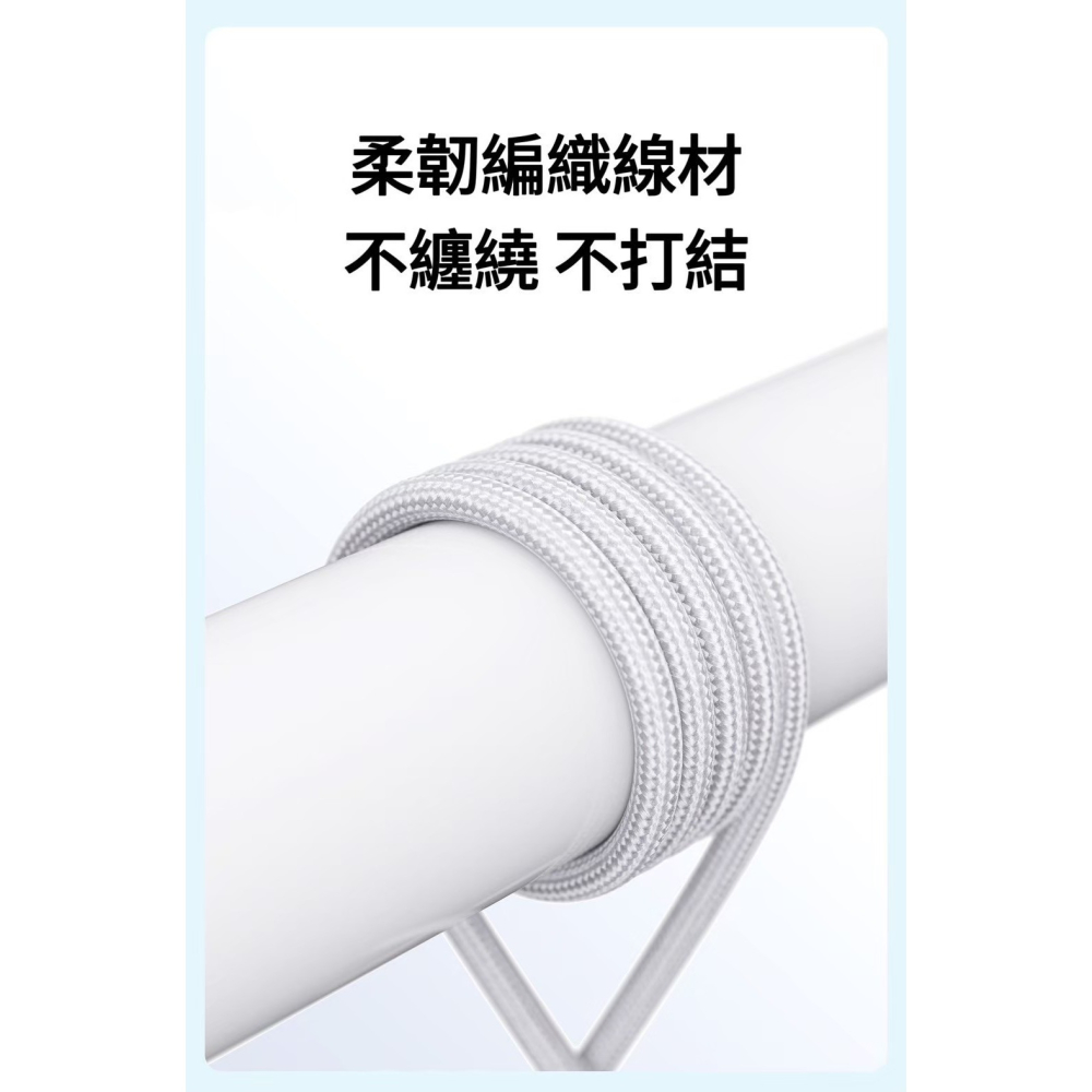 🌟新品上市 美國ANKER 240W閃充 雙USB-C快充編織傳輸線 快充線 安卓 筆電 充電線 type-c 傳輸線-細節圖3