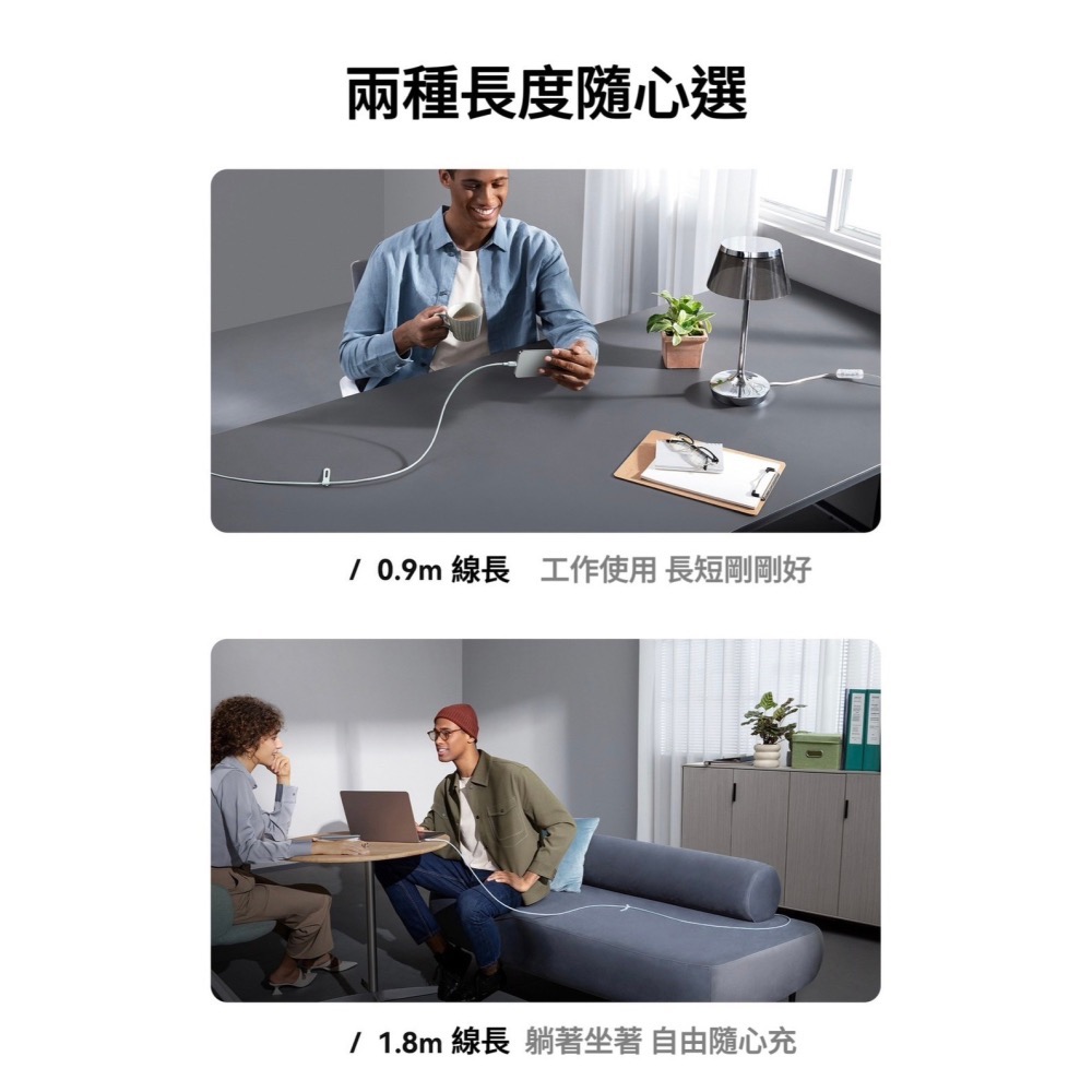 ANKER 240W閃充 雙USB-C環保編織傳輸線 快充線 安卓 筆電 充電線 type-c 蘋果線-細節圖7