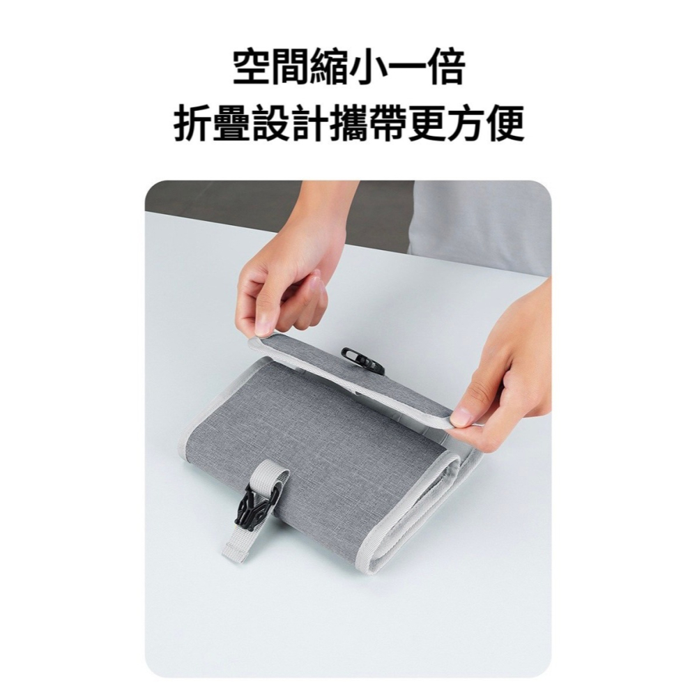 🌟新品上市 多功能卷式收納包 收納包 收納盒 3C收納 耳機收納 行動電源收納 充電線收納 旅行收納袋 化妝包 耳機包-細節圖3