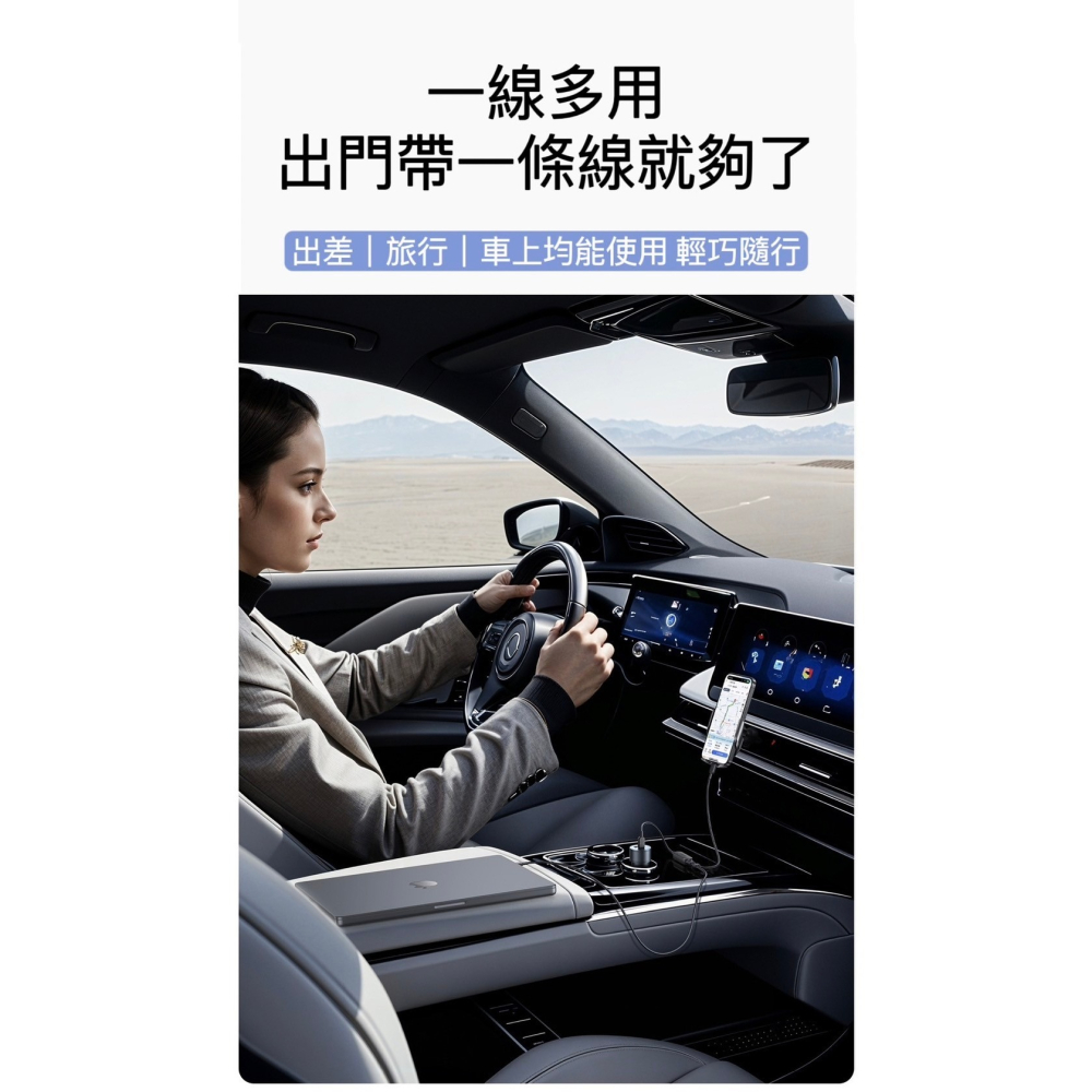 🌟新品上市 美國ANKER 140W二合一USB-C快充線 傳輸線 安卓 筆電 充電線 type-c 蘋果線 i15-細節圖7