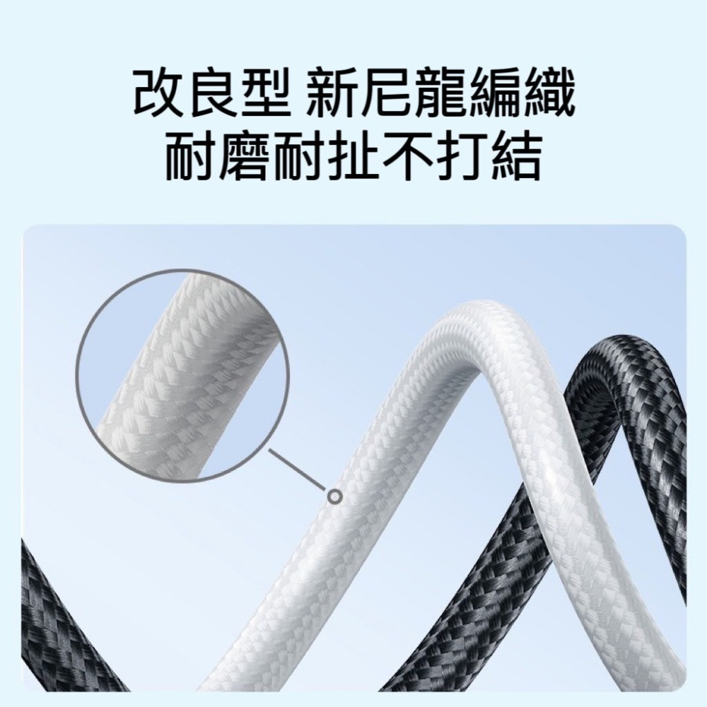 🌟新品上市 美國ANKER 100W冰晶編織快充線 安卓 筆電 充電線 type-c 傳輸線 蘋果線 i15-細節圖5