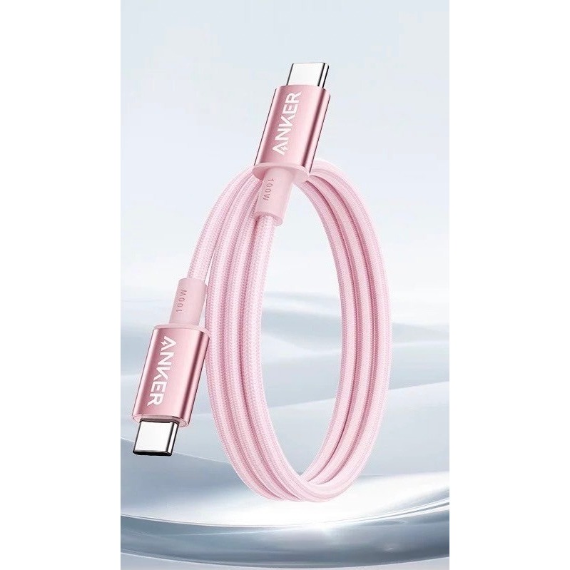 🌟新品上市 美國ANKER 100W冰晶編織快充線 安卓 筆電 充電線 type-c 傳輸線 蘋果線 i15-規格圖9