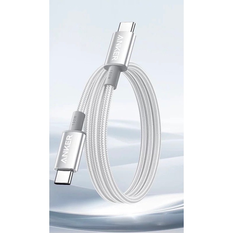 🌟新品上市 美國ANKER 100W冰晶編織快充線 安卓 筆電 充電線 type-c 傳輸線 蘋果線 i15-規格圖9