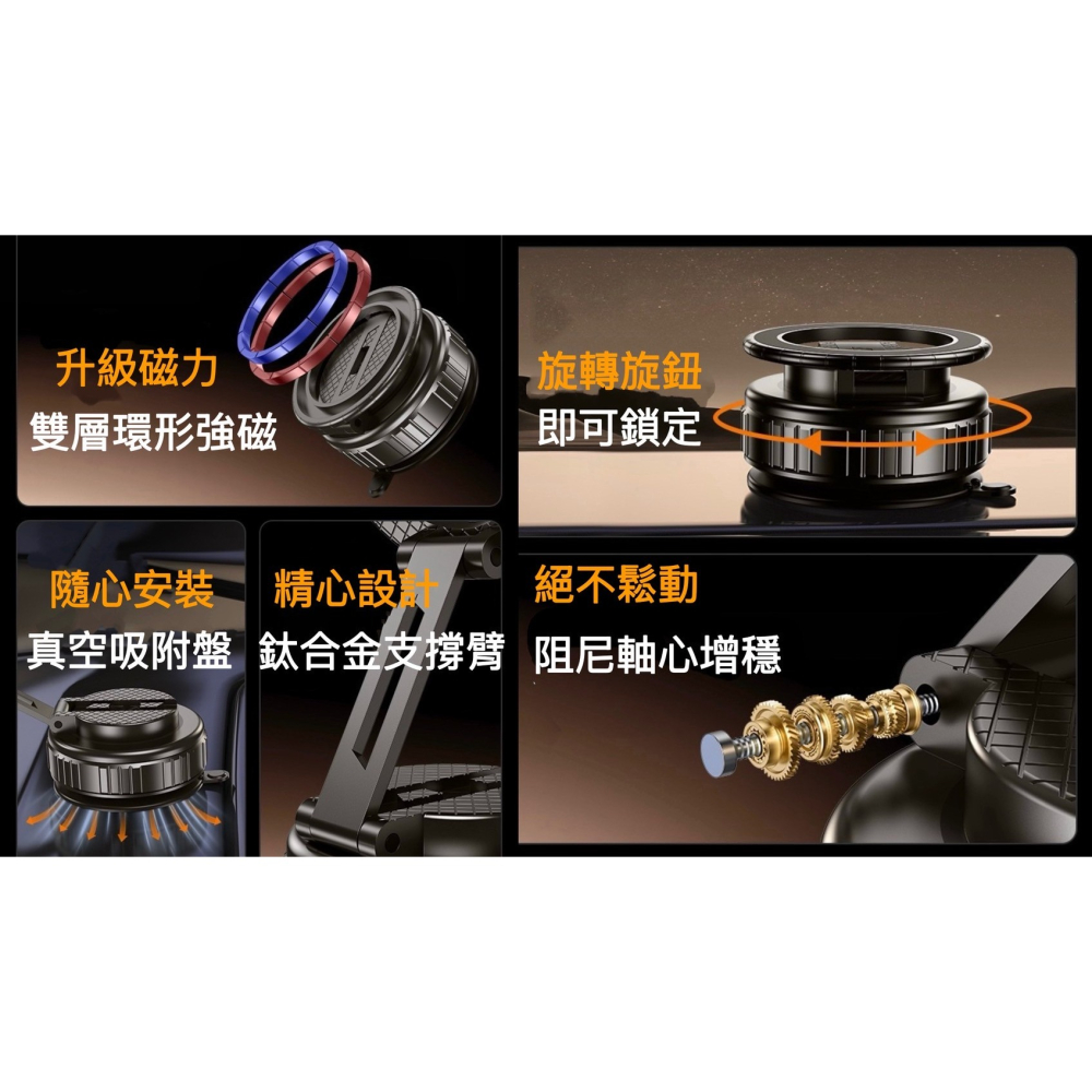 🌟新品上市 真空磁吸手機架 手機架 magsafe 磁吸支架 磁吸折疊支架 支架 桌面支架 直播支架 車用手機架 旅行-細節圖7