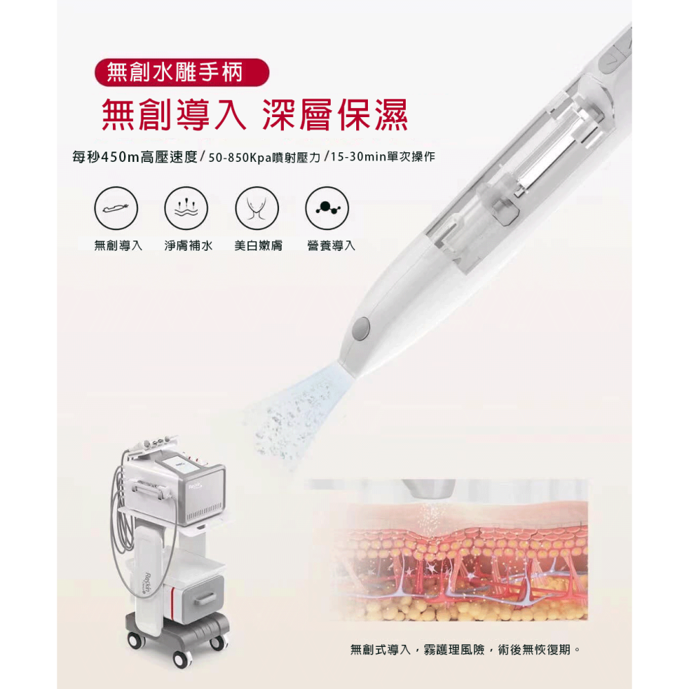 免運送貨到府美容院 皮膚管理中心客戶信息管理皮膚分析儀商用款氫氧護膚儀｜多頭冰雕美容儀｜補水清潔煥膚導入儀｜美容館適用-細節圖6