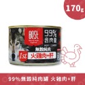 BEST 倍思特 無穀純肉罐 99%含肉量 170g 添加自然寒天 火雞肉 草飼牛 純肉狗罐 台灣製造【寵物主義】-規格圖10