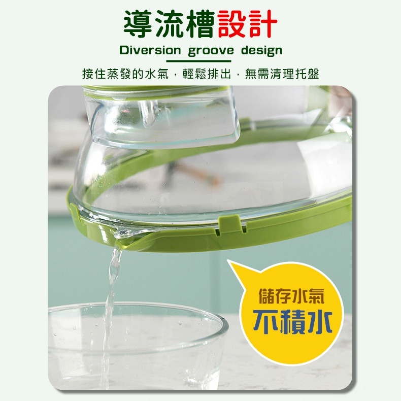 【 台灣出貨 可注水款】微波爐蓋 食物罩 微波蓋 防濺菜罩 可微波透明防濺罩 保鮮蓋 防濺蓋 耐熱蓋【RS1450】-細節圖7