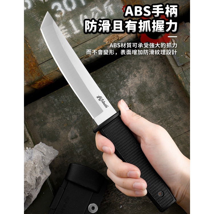 【工廠直營 台灣出貨】三美小武士 直刀 防身刀 露營刀 登山刀 小刀 戰術刀 求生刀 野外求生【CP178】-細節圖5