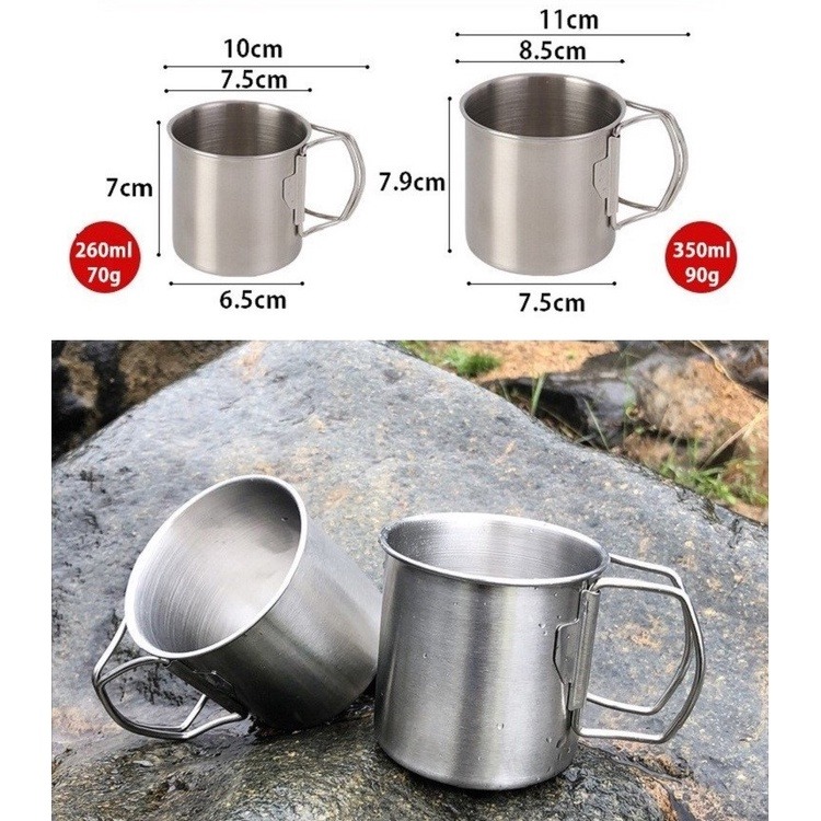 【工廠直營 台灣出貨】露營杯 水杯 不鏽鋼杯 啤酒杯 露營餐具 露營用品 戶外用品 登山用品【CP104】-細節圖3