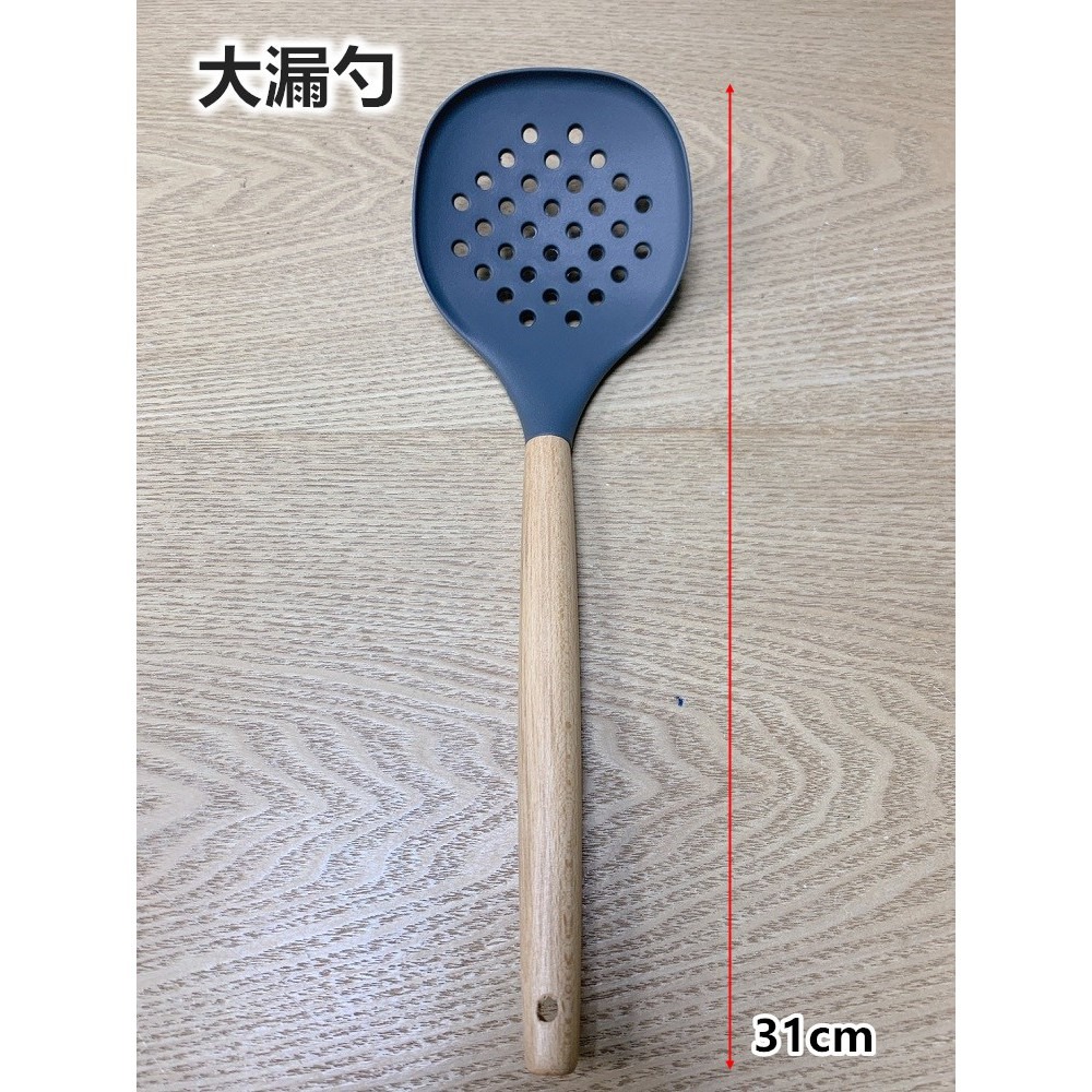 【工廠直營 台灣出貨】木柄矽膠廚具 廚具套裝 矽膠鍋鏟 矽膠廚房炊具 矽膠廚具 烘焙 不沾鍋專用【RS1171】-細節圖9