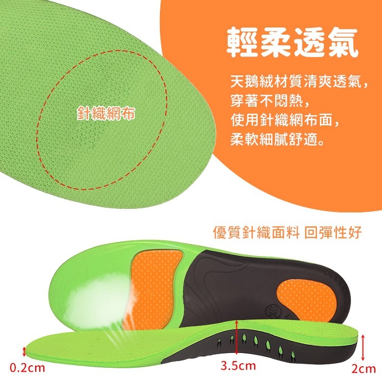 【工廠直營 台灣出貨】氣墊 鞋墊 足弓鞋墊 避震減壓 扁平足必備 機能運動 扁平足 鞋墊 足弓墊【RS1126】-細節圖7