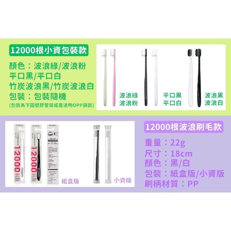 【工廠直營 台灣出貨】竹炭牙刷 20000根微奈米萬毛牙刷 納米牙刷 成人牙刷 兒童牙刷 軟毛牙刷【RS1065】-細節圖2