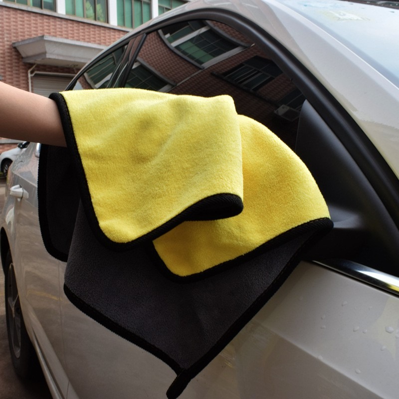 【工廠直營 台灣出貨】毛巾 抹布 加厚速乾洗車毛巾 加厚雙面擦車布 超細纖維雙面珊瑚絨 不掉毛 不褪色【RS1086】-細節圖9