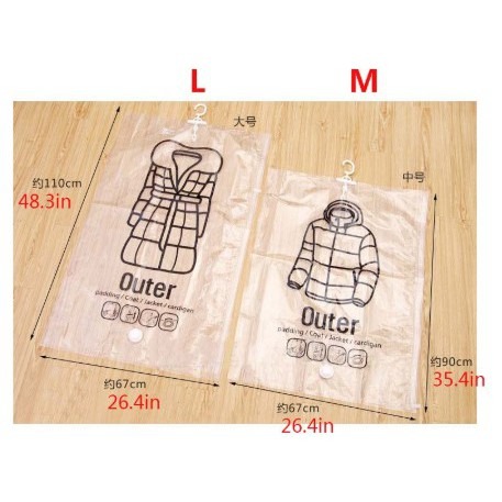 【工廠直營 台灣出貨】衣物收納袋 壓縮袋 掛式真空衣物壓縮袋 側掛式真空壓縮袋 真空壓縮袋 吊掛式【RS810】-細節圖5