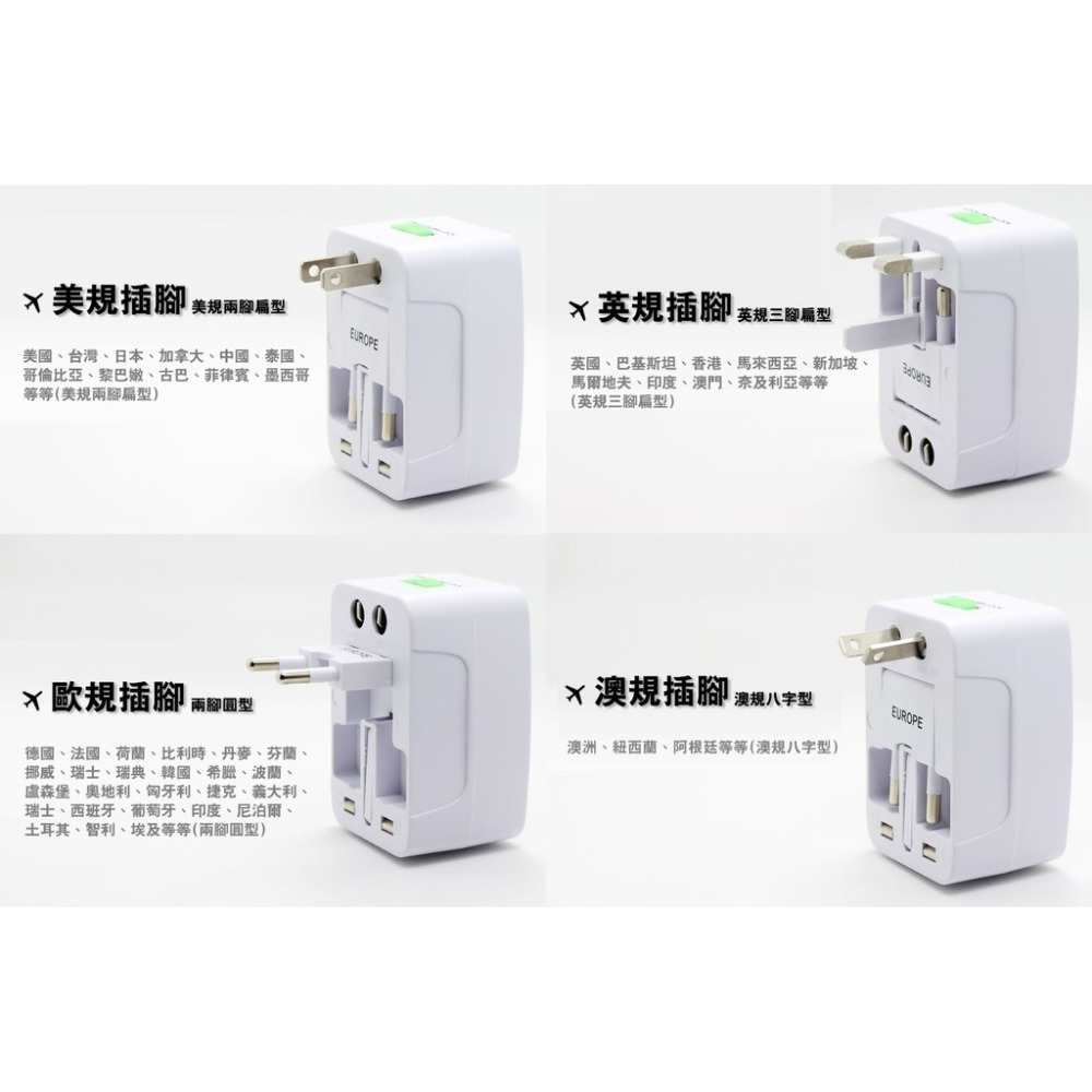 【 台灣出貨保固一個月】萬用插頭 全球通用插座 轉接插頭 歐規 美規 英規 澳規 萬用插座 旅行轉換插頭【RS712】-細節圖7