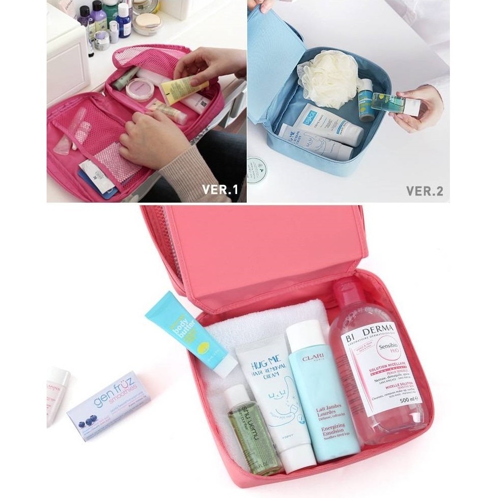 【工廠直營 台灣出貨】 旅行收納 收納包 盥洗包 化妝包 旅行組 防水收納袋 包包 收納 【RB322】-細節圖4