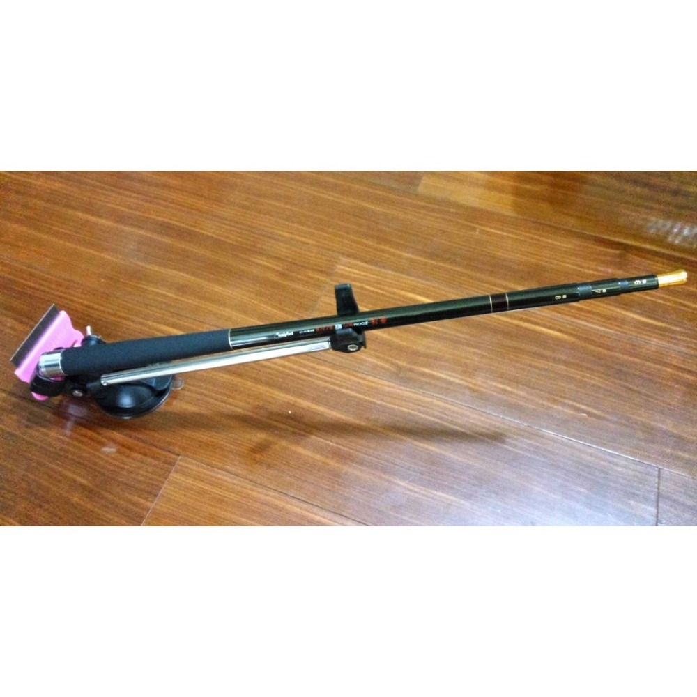 全新 現貨 手工 製作 單支架版本 新款 架竿器 蝦梳 釣蝦 架竿 吸盤 支架 組 合 釣魚-細節圖3