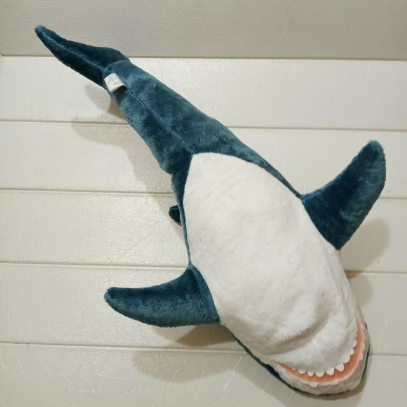 全新 現貨 巨無霸 大鯊魚 鯊魚 娃娃 玩偶 64公分 大白鯊 抱枕 靠枕 睡枕 兒童 小孩 最愛 禮物 娃 海洋 大魚-細節圖2