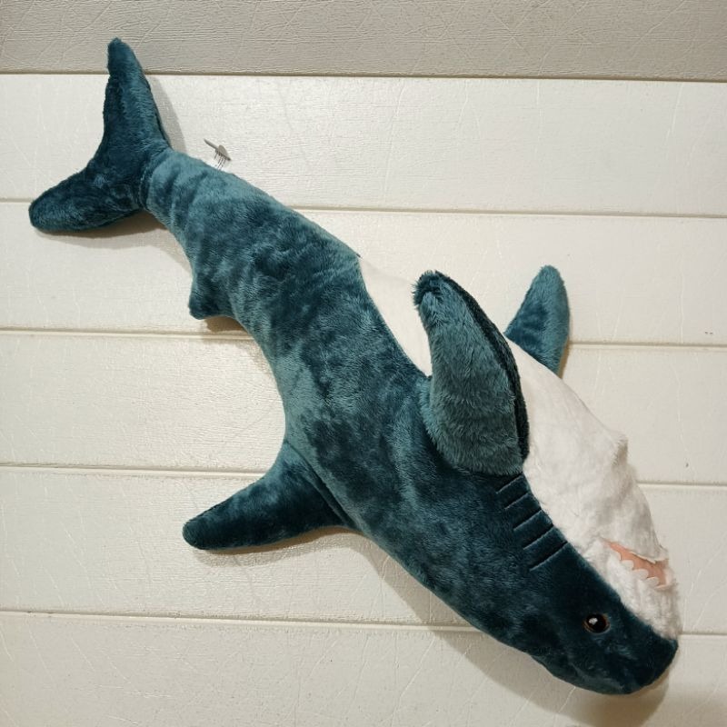 全新 現貨 巨無霸 大鯊魚 鯊魚 娃娃 玩偶 64公分 大白鯊 抱枕 靠枕 睡枕 兒童 小孩 最愛 禮物 娃 海洋 大魚-細節圖5