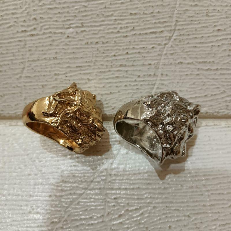 全新 現貨 獅子戒指 個性 時尚 霸氣 獅子造型 萬獸之王 獅子 獅子王 戒指 有型 帥氣 獅 造型 戒-細節圖2