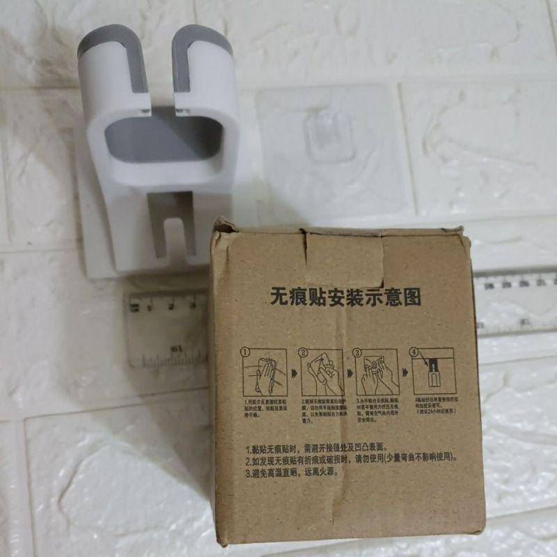 全新 現貨 無痕貼 吹風機架 無痕 強力 貼 吹風機 架 架子 掛勾 電線 理線 勾-細節圖4