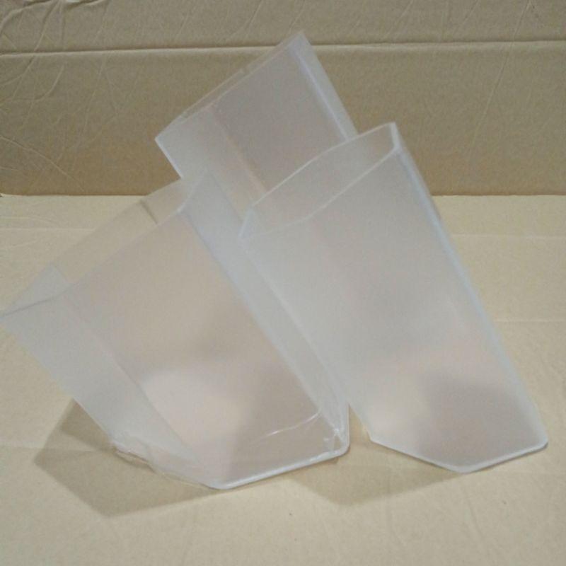 全新 現貨 壓克力 六邊形 多功能 收納盒 收納桶 斜插筆筒 刷具桶-細節圖2