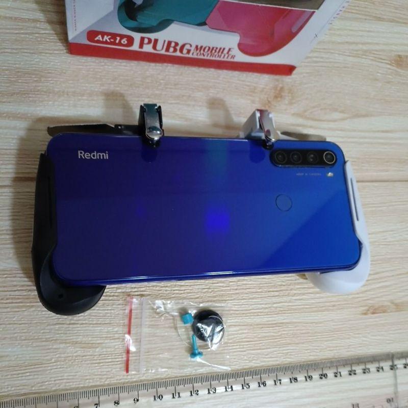 全新 現貨 ak-16 手機 擴充 遊戲 把手 吃雞 神器 金屬 按鈕 矽膠 觸控墊 黑白款 射擊 手遊 手柄 搖桿 玩-細節圖3