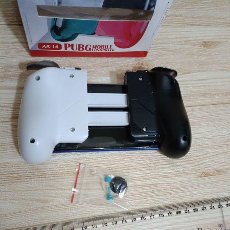 全新 現貨 ak-16 手機 擴充 遊戲 把手 吃雞 神器 金屬 按鈕 矽膠 觸控墊 黑白款 射擊 手遊 手柄 搖桿 玩-細節圖4