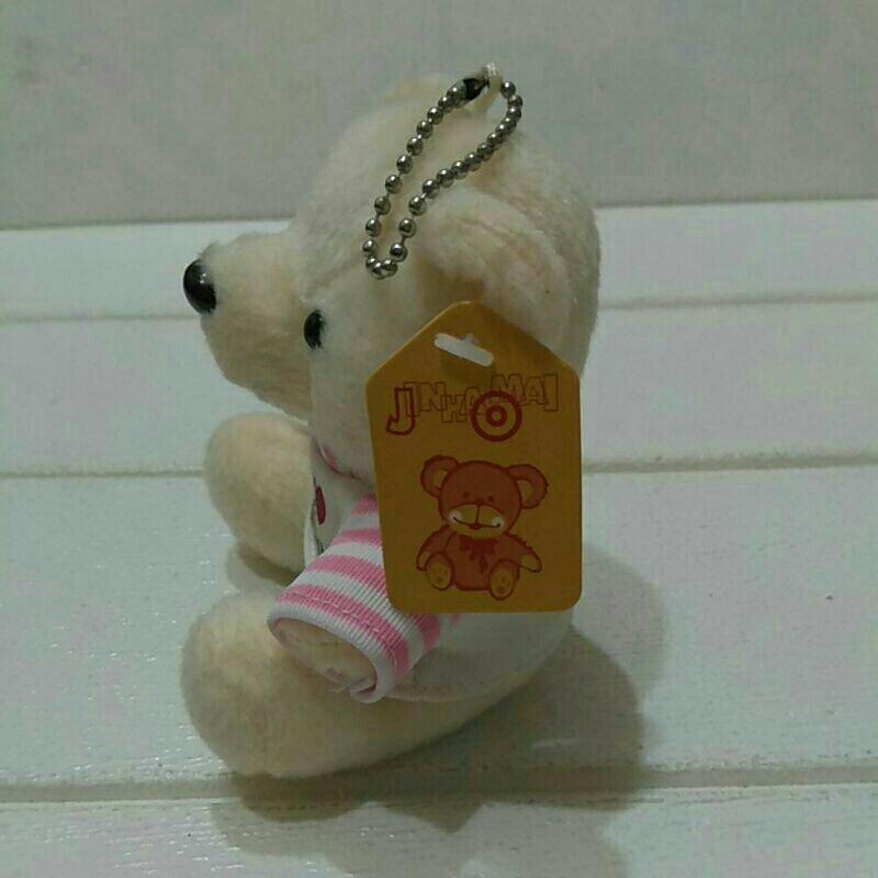 全新 現貨 可愛小熊吊飾 可愛 卡通 熊熊 小熊 娃娃 玩偶 吊飾 飾品 鑰匙圈-細節圖2