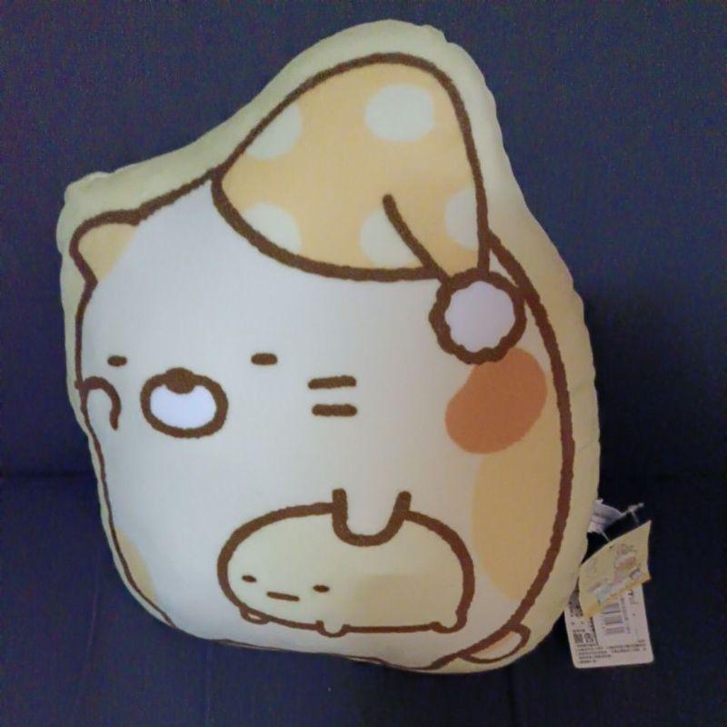 全新 現貨 正版 鐳標 角落小夥伴 造型枕 娃娃 抱枕 愛睏 貓咪 台灣 代理 進口 角落生物 角落 小夥伴 超可愛 貓-細節圖2