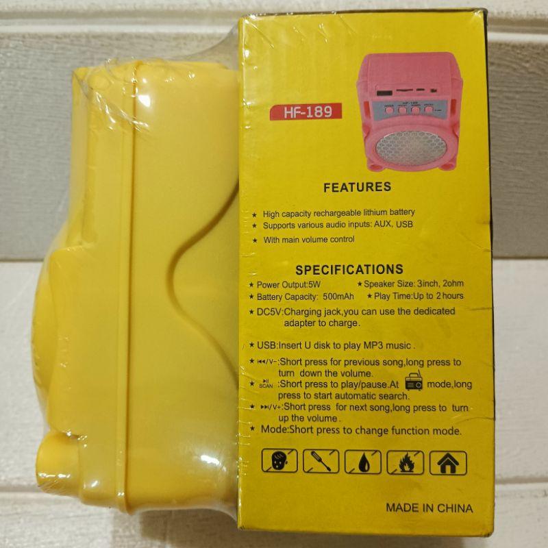 娃娃機 夾出 商品 喇叭 音響 測試 正常 有電 充電式 隨身 低音砲 小喇叭-細節圖4