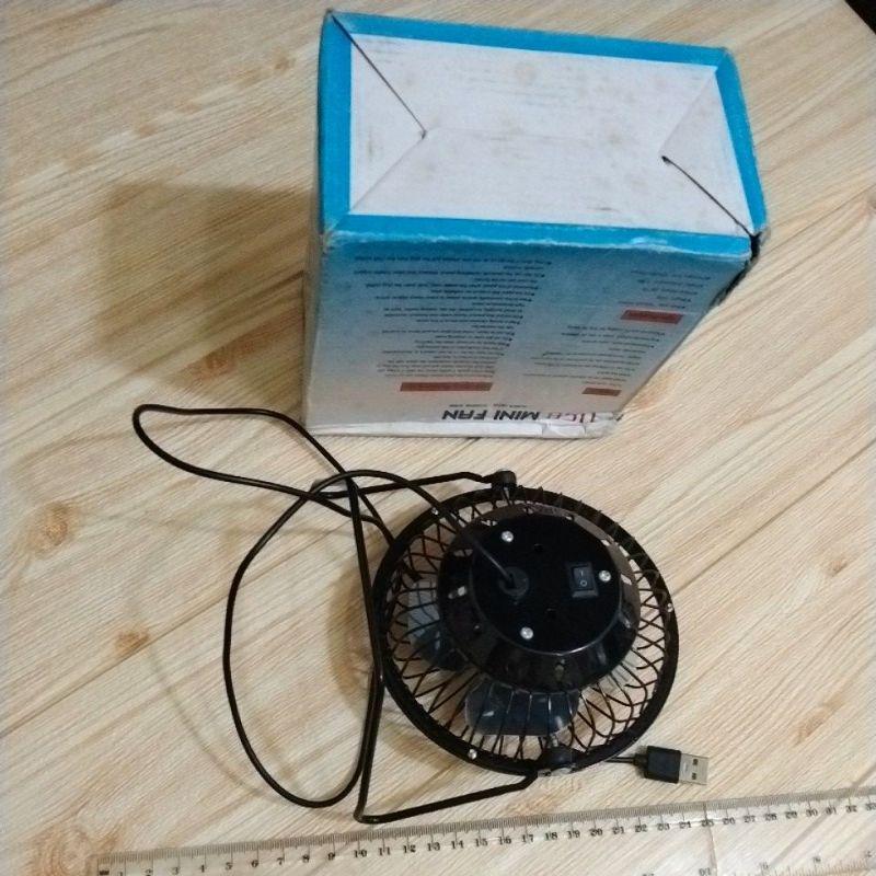 全新 現貨 庫存品 出清 全金屬 usb 帶開關 小風扇 桌扇 電腦 散熱 風扇 可愛 熊貓 鋁 扇葉 大風量 黑 烤漆-細節圖3