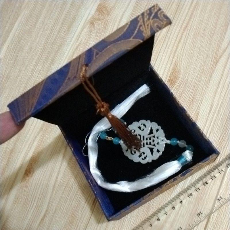 全新 現貨 精美 禮盒 古風 掛飾 套組 中國風 飾品 古典 高級 典雅 盒子 吊飾 吊墜 流蘇 送禮 禮品-細節圖3