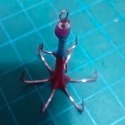全新 純手工 製作 草蝦 鉤 斑節蝦 鉤 3叉鉤 5叉鉤 6叉鉤 8叉鉤 手作 精品 白蝦 釣魚 釣蝦 草蝦鉤 魚鉤 勾-規格圖2