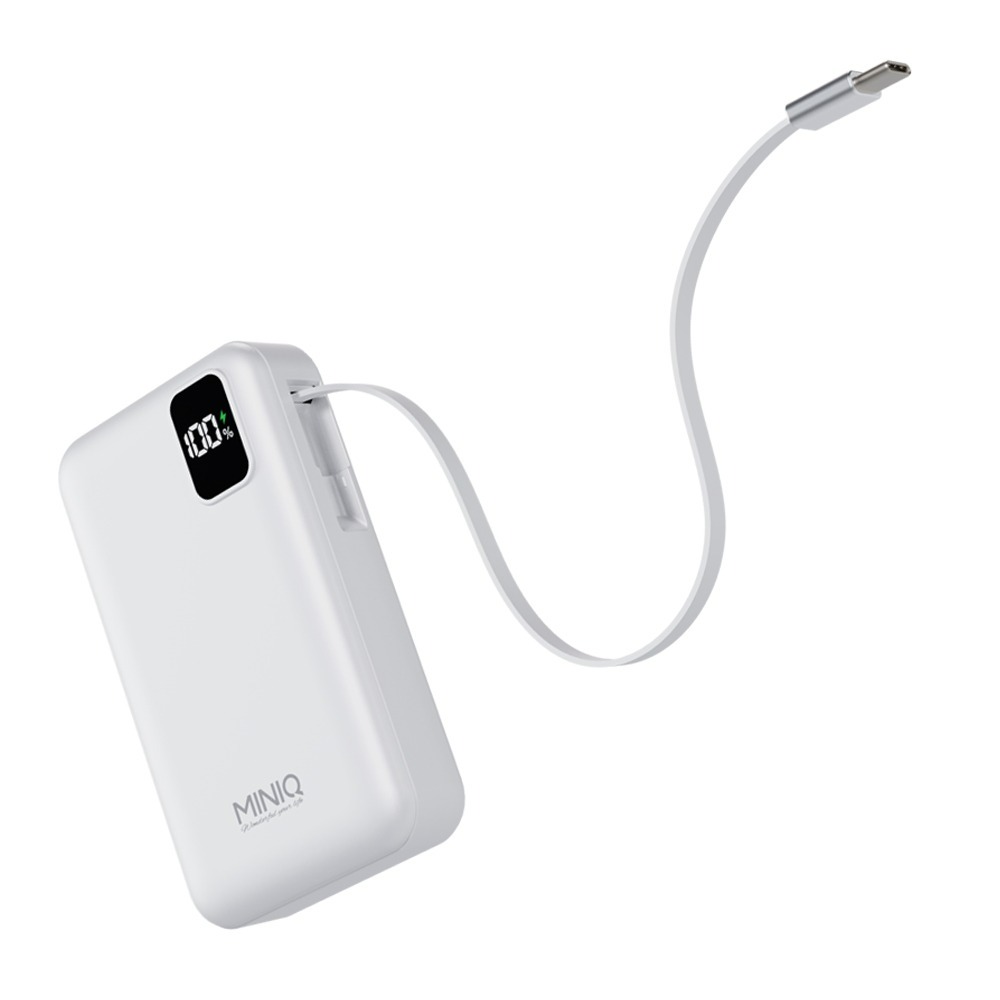MINIQ 台灣製造 10000mAh 防爆固態數顯急速行動電源(自帶伸縮捲線)-規格圖11