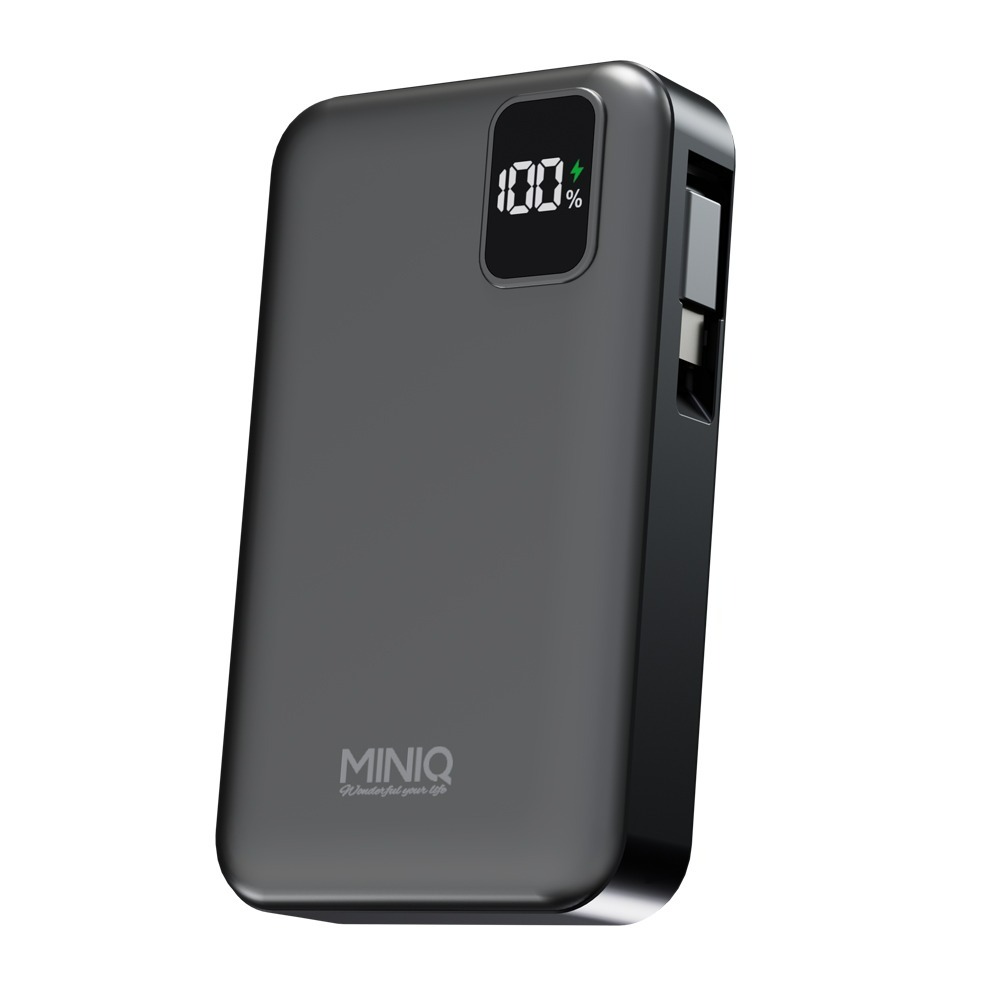 MINIQ 台灣製造 10000mAh 防爆固態數顯急速行動電源(自帶伸縮捲線)-規格圖11