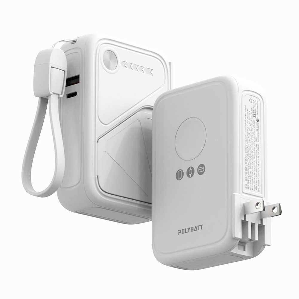 POLYBATT 台灣製造 X3防爆固態 20W八合一行動電源10000mAh(CCC認證/快充/磁吸)-規格圖11