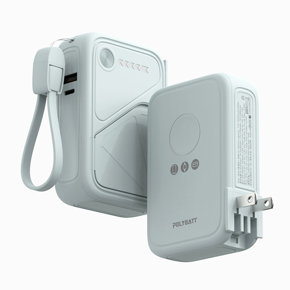 POLYBATT 台灣製造 X3防爆固態 20W八合一行動電源10000mAh(CCC認證/快充/磁吸)-規格圖11