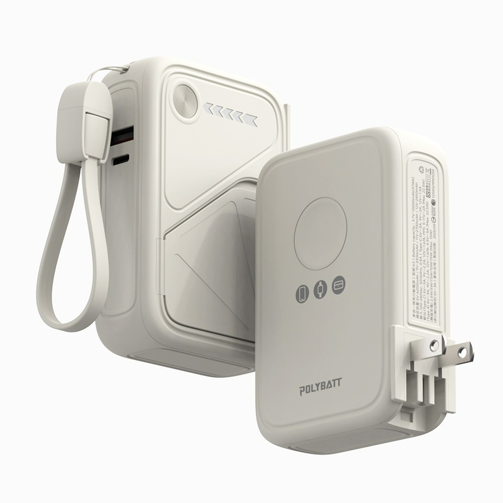 POLYBATT 台灣製造 X3防爆固態 20W八合一行動電源10000mAh(CCC認證/快充/磁吸)-規格圖11