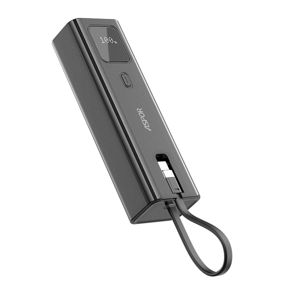 ASPOR 10000mAh 100W數顯快充行動電源(自帶USB-C快充線)-規格圖8