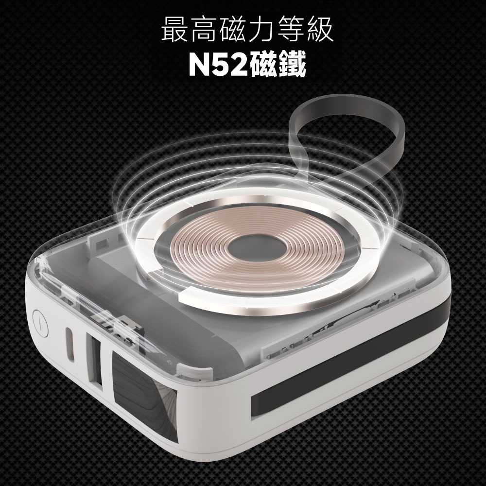 Polybatt 台灣製造 10000mAh 防爆固態行動電源(CCC/雙PD快充/磁吸/自帶線) H20-細節圖5