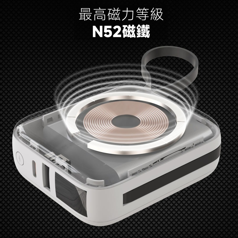 Polybatt 台灣製造 10000mAh 防爆固態行動電源(CCC/雙PD快充/磁吸/自帶線) H20-細節圖5