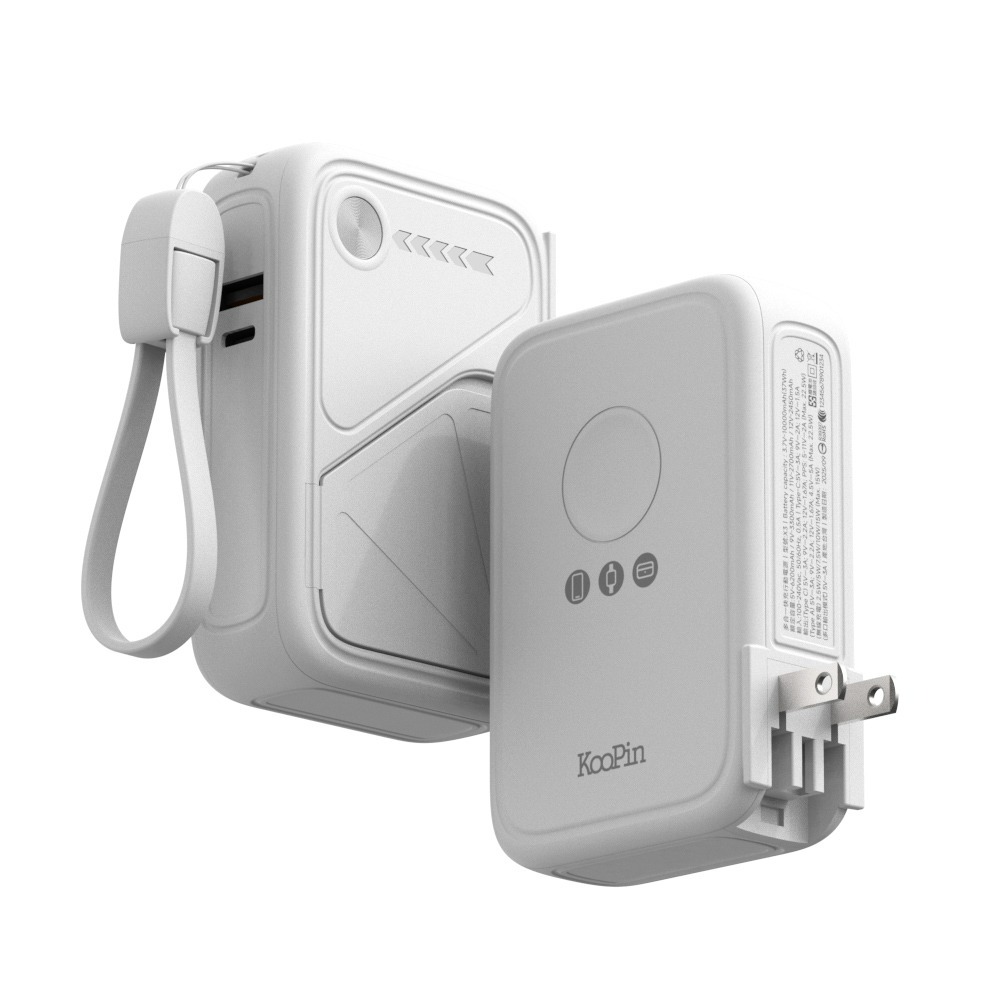 KooPin 台灣製造 X3防爆固態電池 20W八合一快充行動電源10000mAh(3C認證/快充/磁吸)-規格圖11