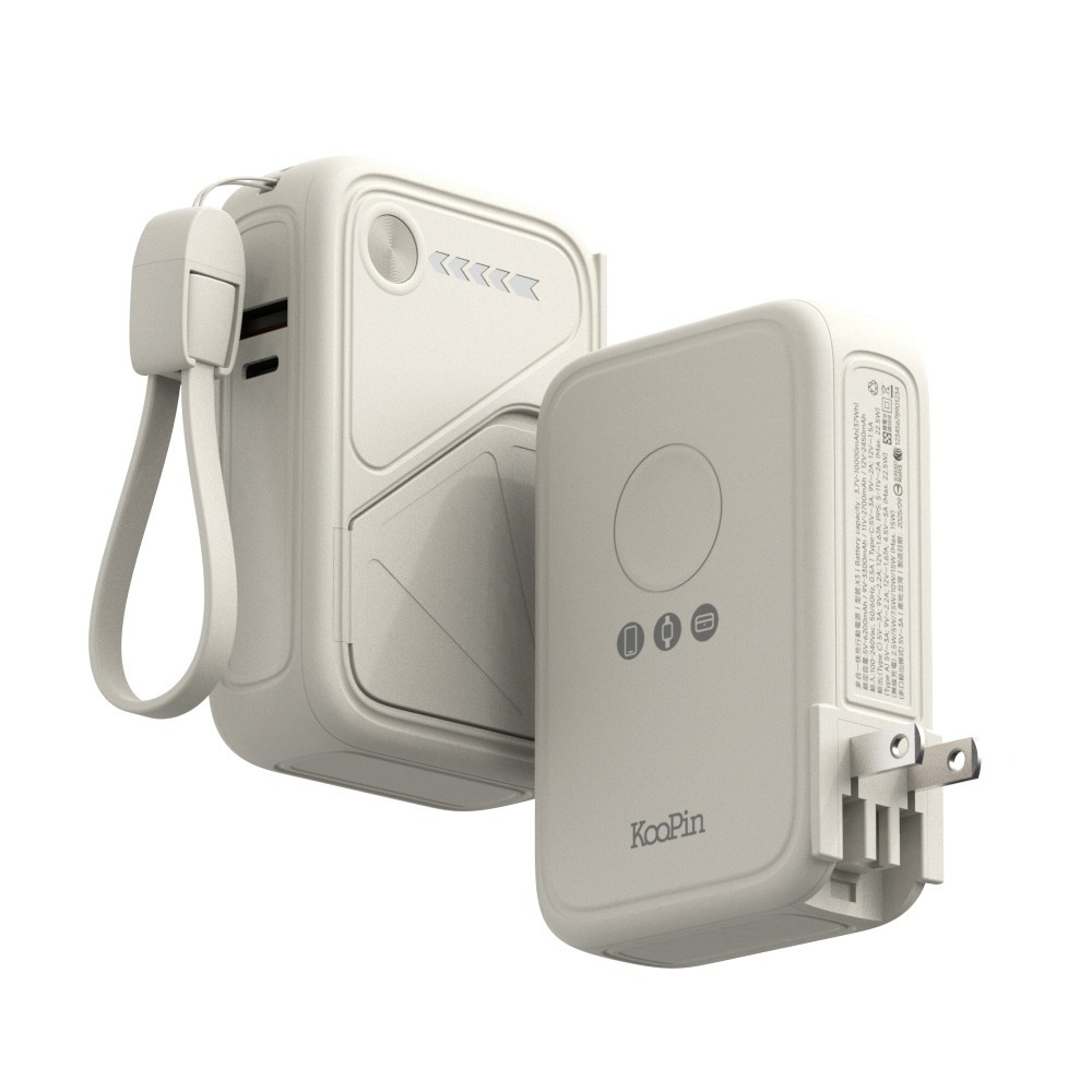 KooPin 台灣製造 X3防爆固態電池 20W八合一快充行動電源10000mAh(3C認證/快充/磁吸)-規格圖11