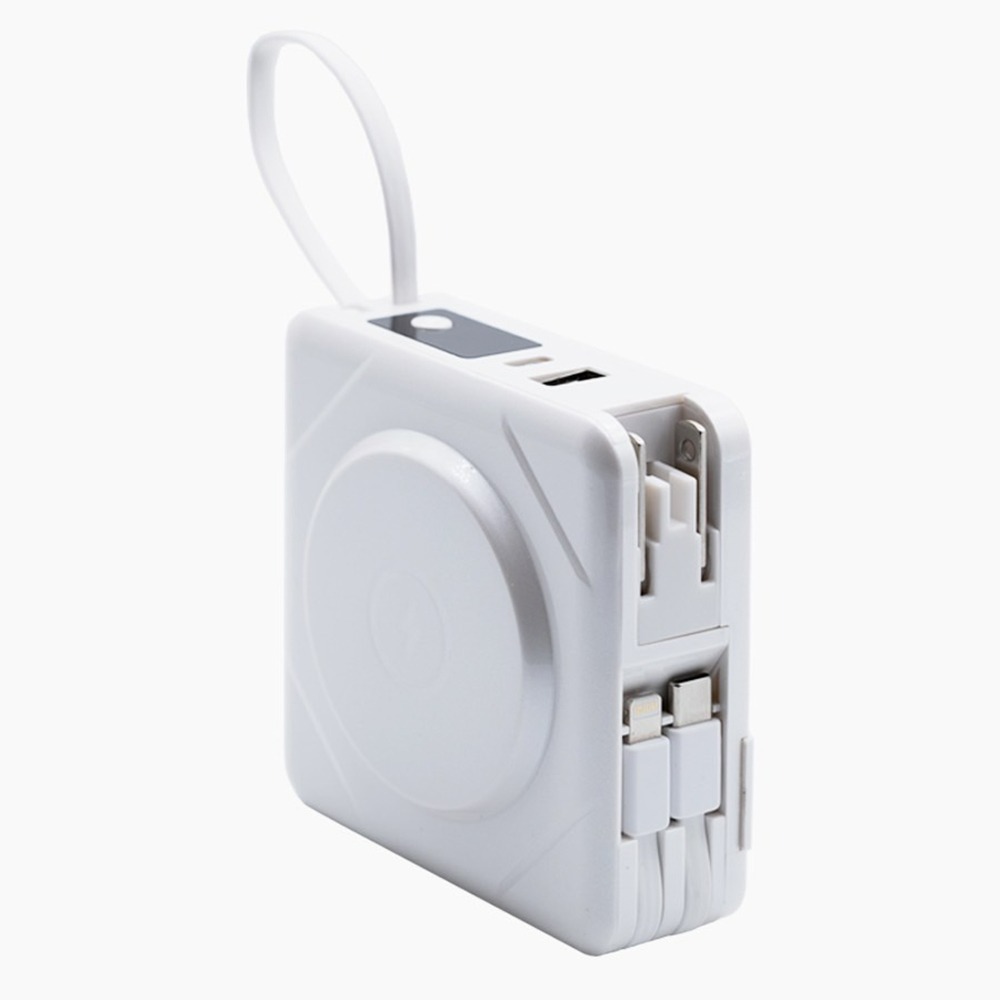 Wephone 7+1 快充行動電源/磁吸無線充電/自帶線/附贈出國轉接頭(手機/手錶/耳機)-規格圖11